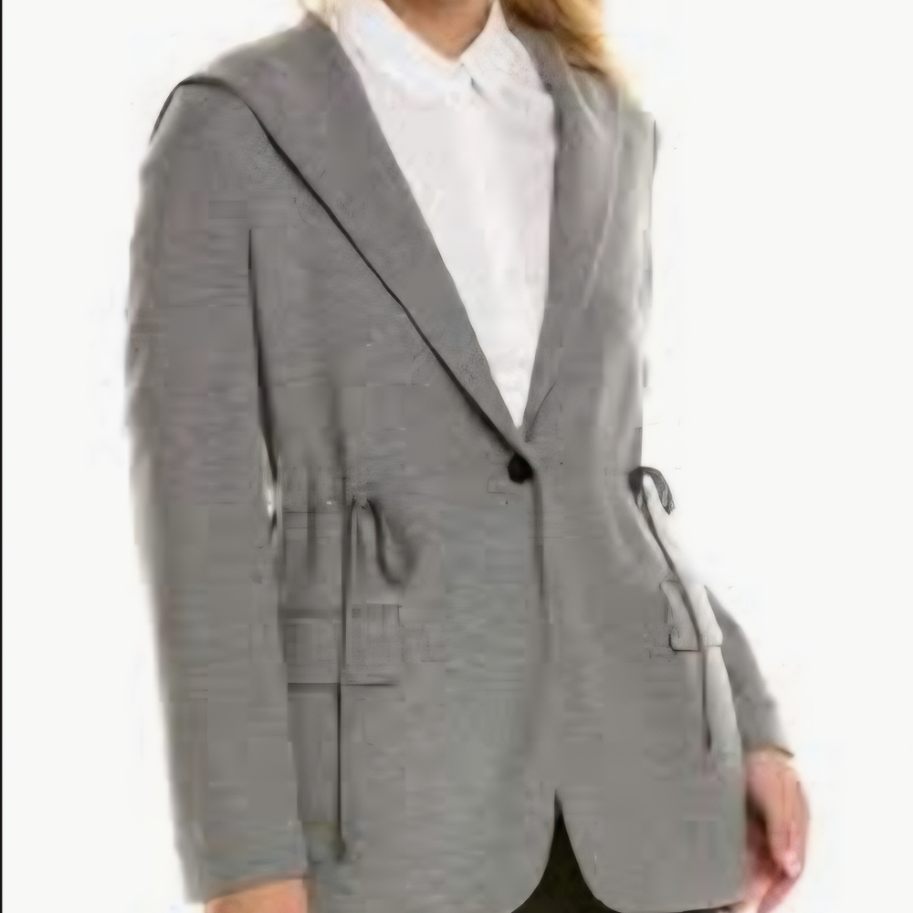 Theory Women's Light Gray Blazer S/M PIT TO PIT 1451